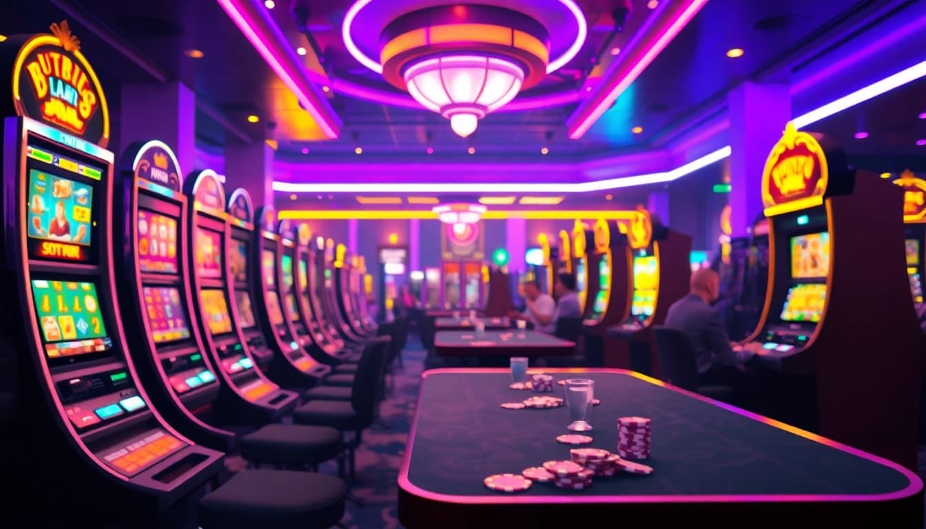 Menangkan permainan slot di petanitoto dengan suasana kasino online yang penuh energi.