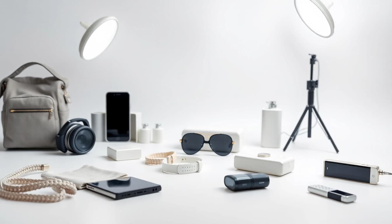 Professional product photography in a sleek studio for optimal presentation