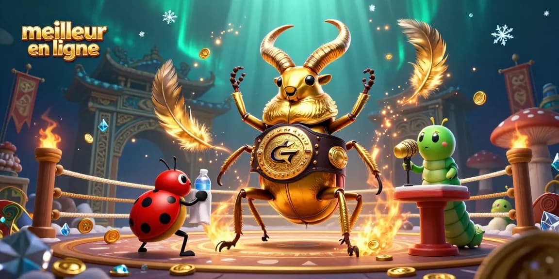Découvrez le meilleur casino en ligne avec une scène dynamique de personnages en 3D ambient sur les jeux de casino.