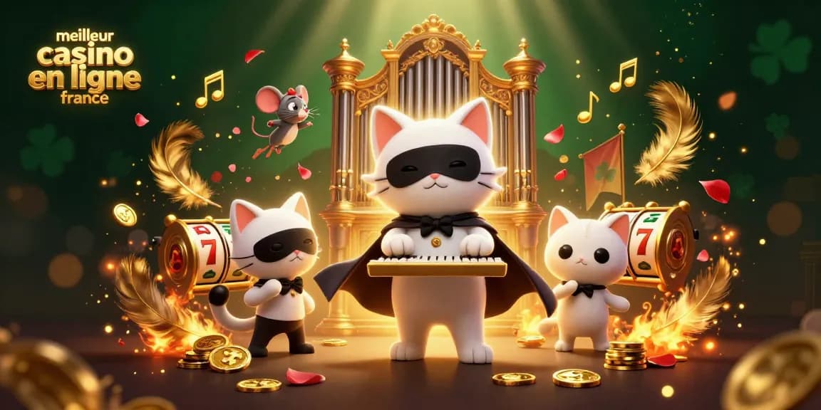 Découvrez le meilleur casino en ligne France avec de magnifiques personnages dans une scène riche et dynamique.