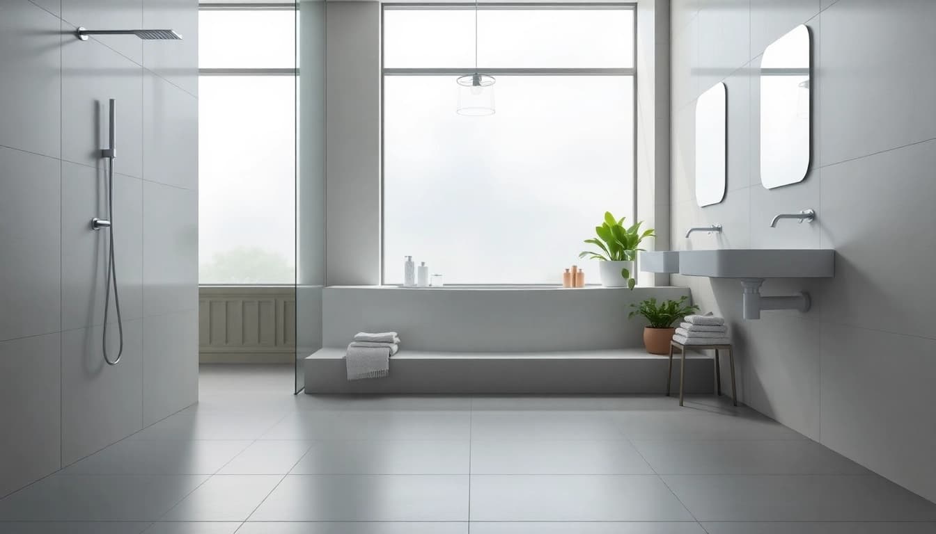 Stilvolle sonni Duschkabine 80x80 in modernem Badezimmer mit eleganten Details.