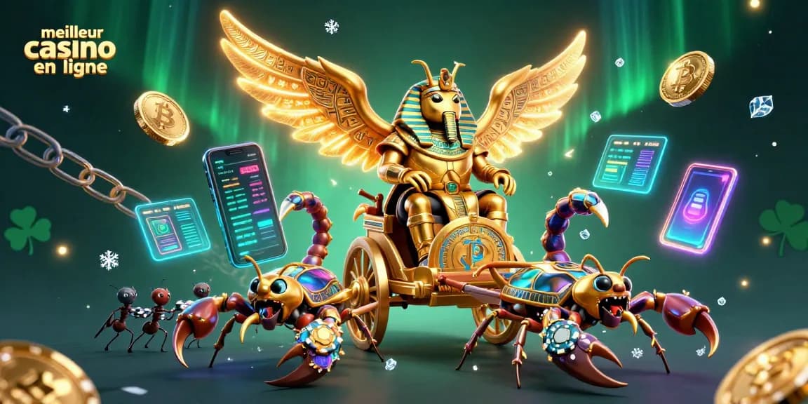 Atteignez le meilleur casino en ligne avec des symboles de jeu et une ambiance dynamique.