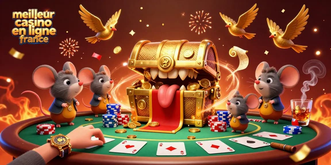 Plongez dans le meilleur casino en ligne France avec une illustration animée captivante et dynamique.