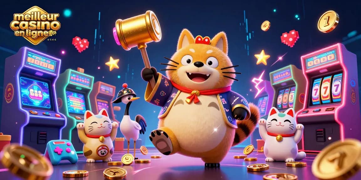 Découvrez le meilleur casino en ligne France avec des personnages chanceux et des éléments de jeu captivants.
