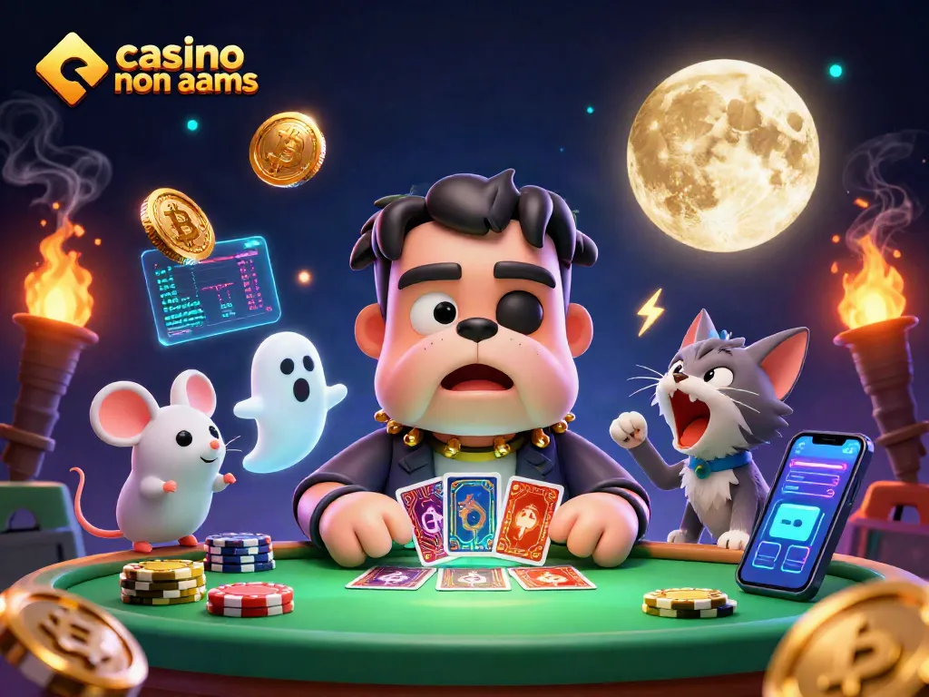 Giocando in un casino non AAMS con un bulldog mostruoso e un topo fantasma tra le fiches.