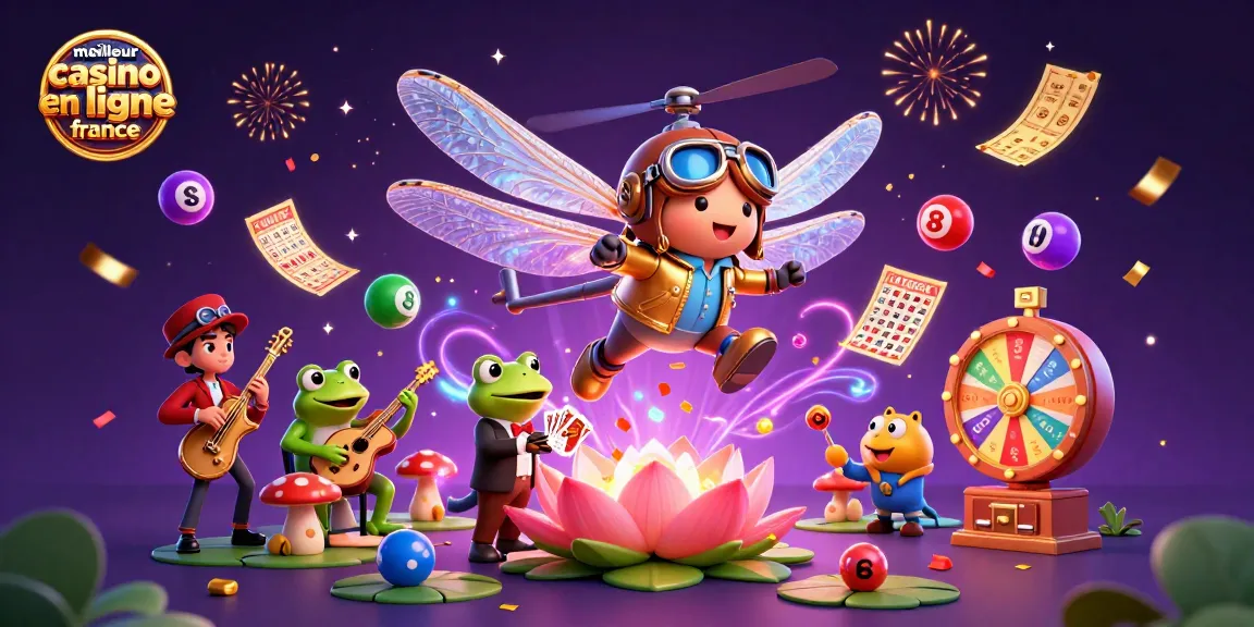 Jouer à la loterie dans le meilleur casino en ligne France avec des personnages animés captivants.