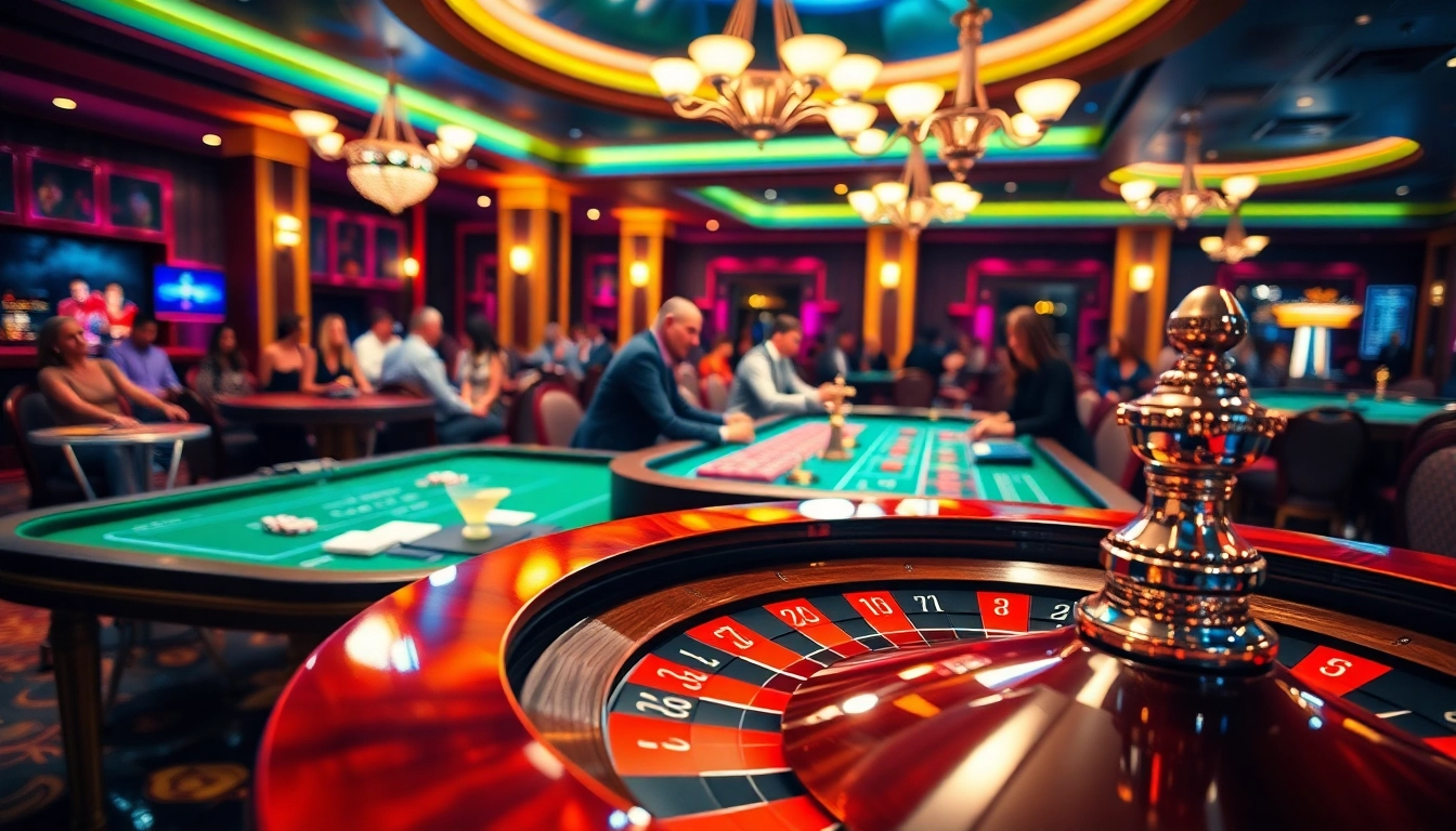 Experience the thrill of 8win Malaysia's casino with vibrant tables and engaging players.