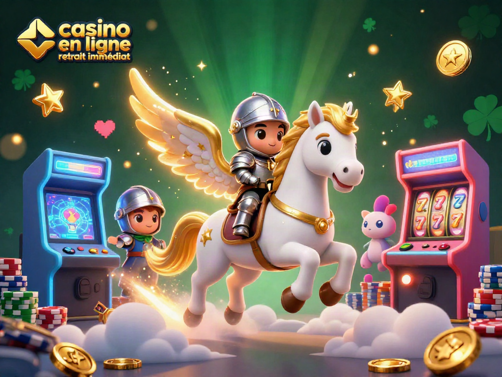 Découvrez le casino en ligne retrait immédiat avec un cheval céleste, des machines à sous et une ambiance magique.