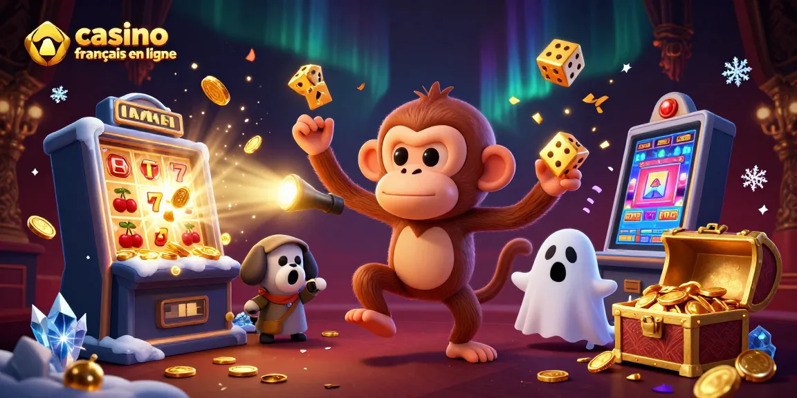 Le casino français en ligne propose un univers animé magique avec des jetons et des jeux aux couleurs vives.