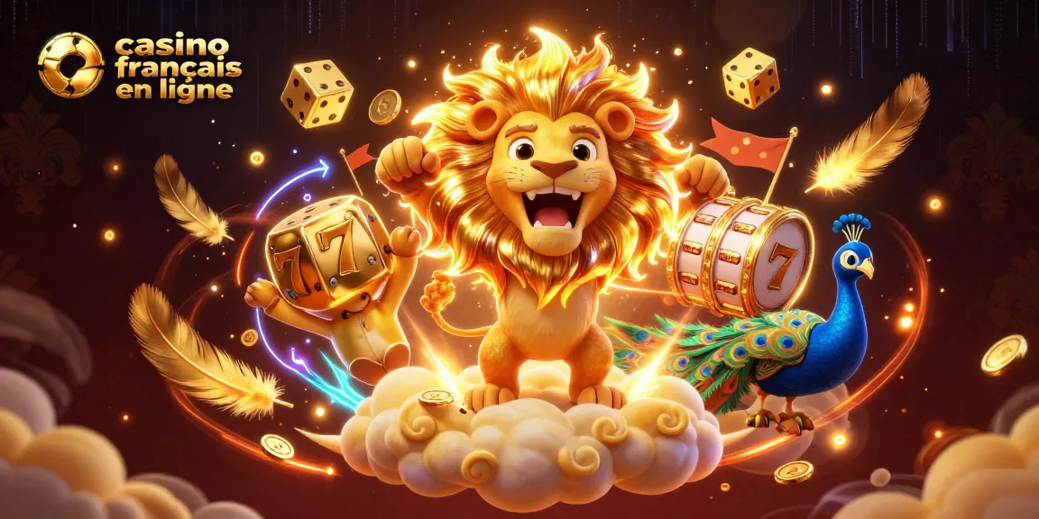 Plongez dans l'univers du casino français en ligne avec cette illustration captivante.