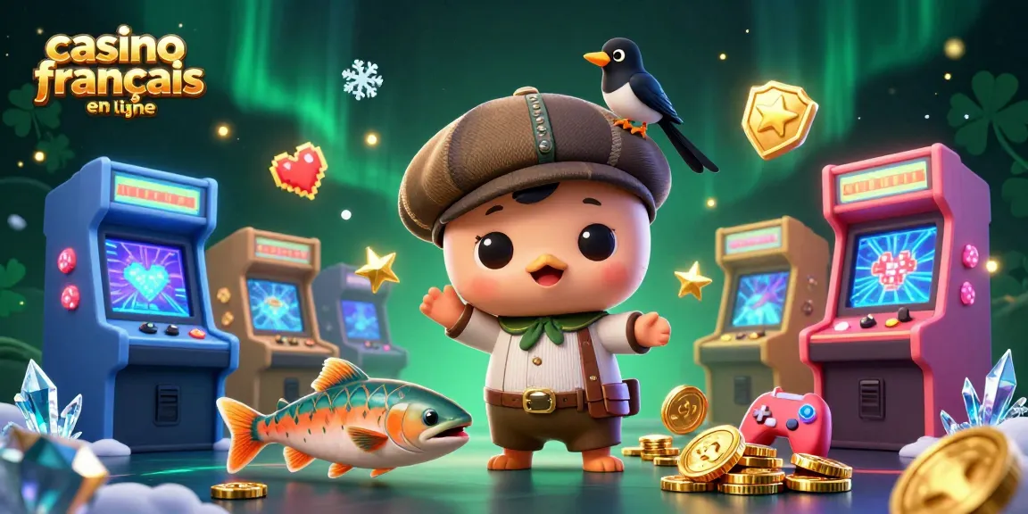 Expérimentez des jeux captivants sur casino francais en ligne avec des personnages ludiques et des éléments de casino.