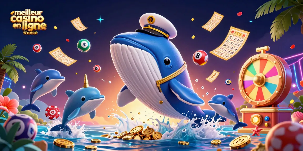 Plongez dans l'univers du meilleur casino en ligne France avec des personnages ludiques et des éléments de jeu captivants.