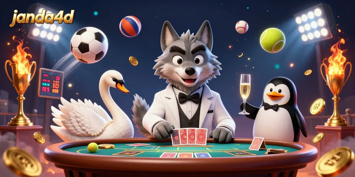 Janda4D menawarkan pengalaman bermain dengan hewan kartun di meja baccarat yang mementaskan kemampuan bertaruh yang luar biasa.