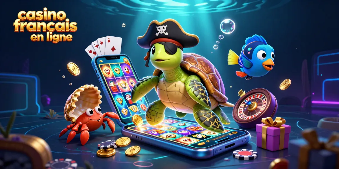 Plongez dans l'univers du casino français en ligne avec cette illustration dynamique mettant en scène des personnages animés et des éléments de jeu.
