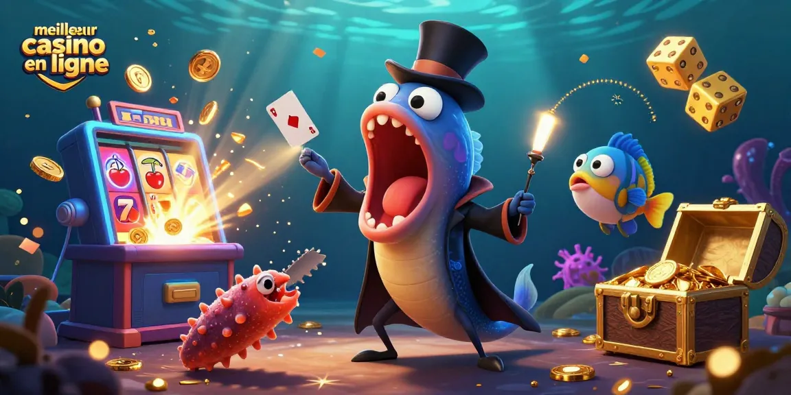Découvrez le meilleur casino en ligne avec un spectacle fascinant d'animations sous-marines.