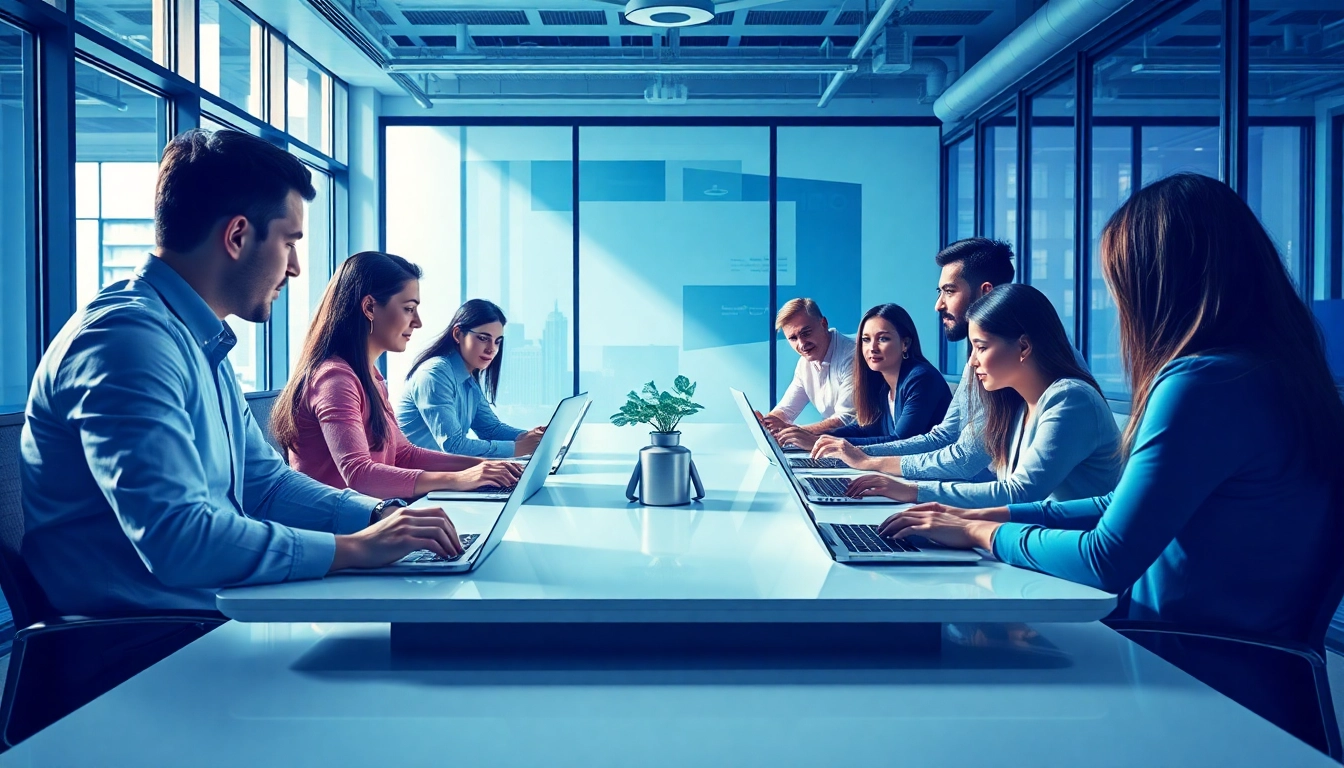 Boosting efficiency with managed it services near me in a collaborative workspace.