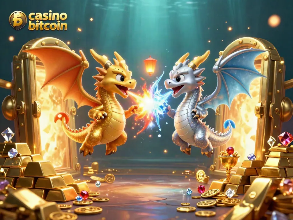 Gioca nei casino bitcoin con drago d'oro e d'argento, un'esperienza magica e ricca di premi.