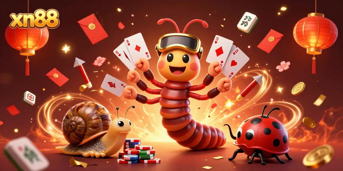 Spin the reels with xn88 in a vibrant casino scene featuring engaging characters and colorful game elements.