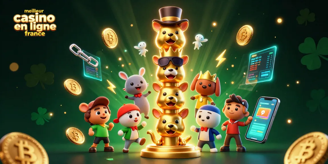 Découvrez le meilleur casino en ligne en France avec une illustration de 3D cartoon captivante.