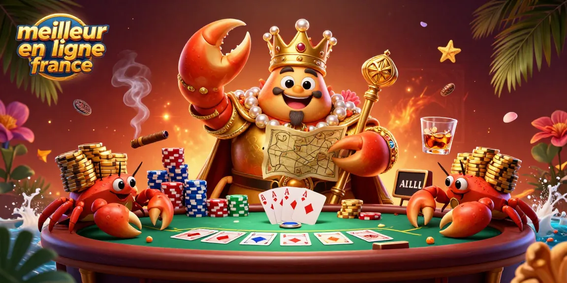 Jouer et gagner au meilleur casino en ligne France avec une scène animée et colorée.