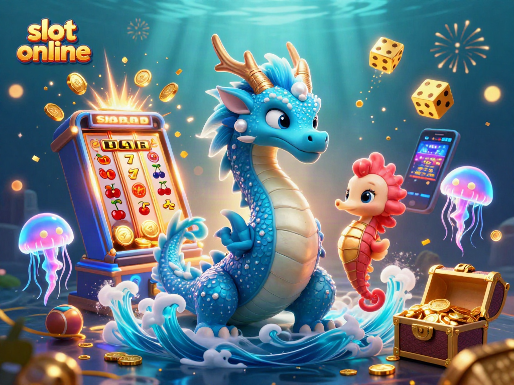 Play exciting slot online games with vibrant characters in a jackpot-themed underwater adventure.