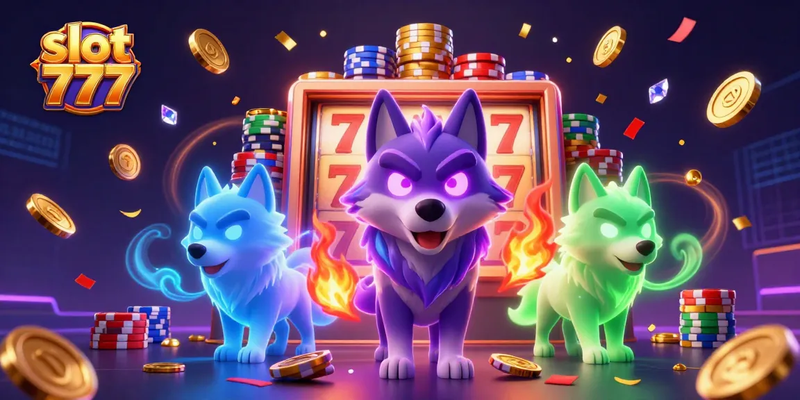 Menangkan permainan slot 777 dengan tumpukan koin emas dan simbol keberuntungan yang berkilauan.