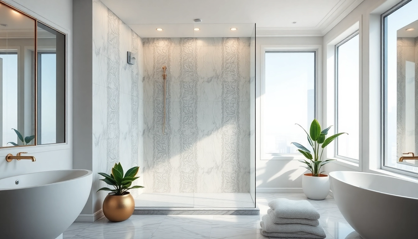 Experience elegance with showers Australia showcased in a luxurious bathroom setting.