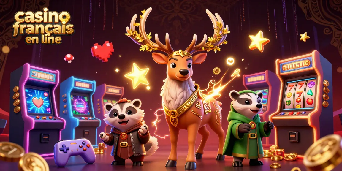 Venez tenter votre chance au casino français en ligne avec notre illustration captivante.