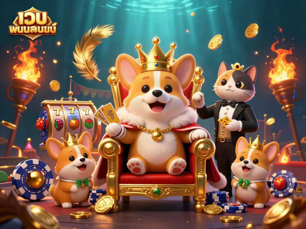 หมุนวงล้อรางวัลในเว็บ พนันออนไลน์ พร้อมสัญลักษณ์ผลไม้และเหรียญทองมากมาย