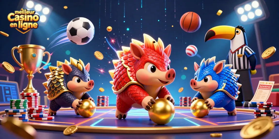 Explorez le meilleur casino en ligne avec des pangolins rivaux et des pièces d'or en action