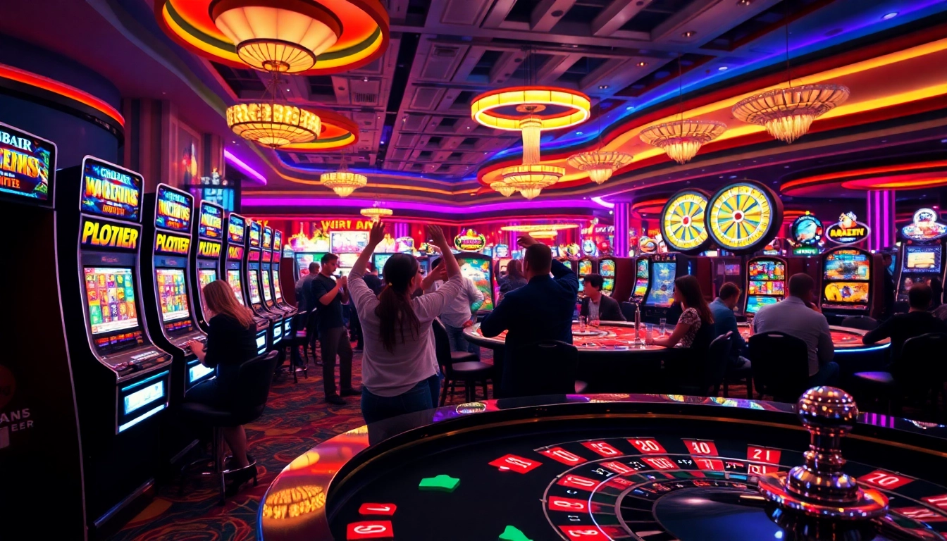 Spielen im Casino: Spieler genießen den Nervenkitzel bei verschiedenen Spielen.