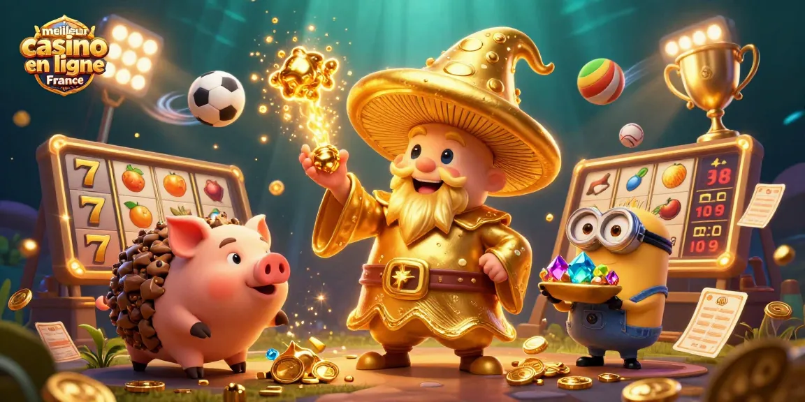 Jouer dans le meilleur casino en ligne France avec des personnages fantastiques et des éléments de jeu scintillants