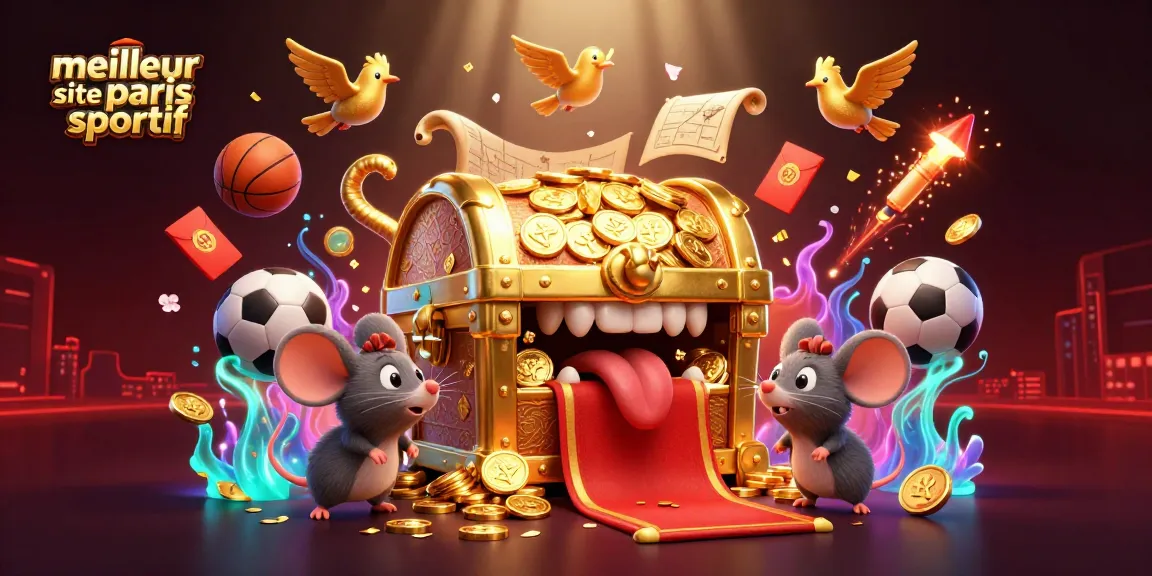 Découvrez le meilleur site de paris sportif avec une illustration captivante de personnages de casino.