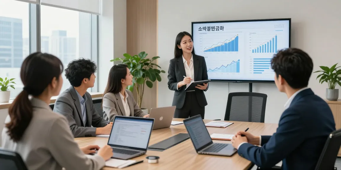 소액결제현금화와 관련된 회의 중인 금융 전문가와 클라이언트 모습