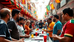 Engaging sports betting scene showcasing the best sports betting sites in Mexico with diverse participants.