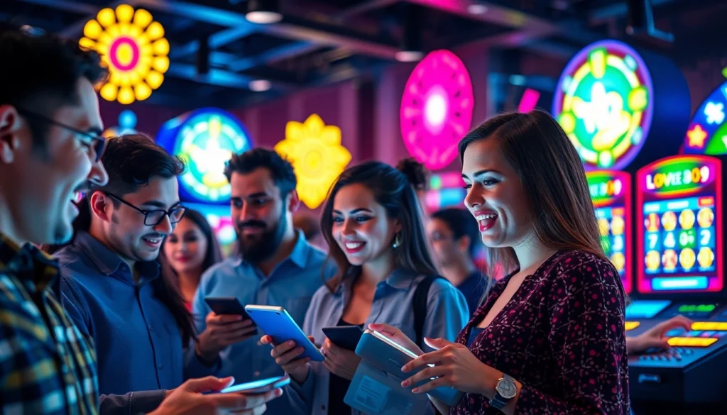 Permainan togel online yang menarik dengan pemain terlibat, menunjukkan antusiasme dan kesempatan menang.