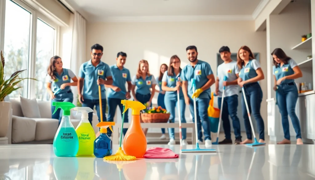 Skilled team providing thorough Cleaning Service in a well-lit home environment.