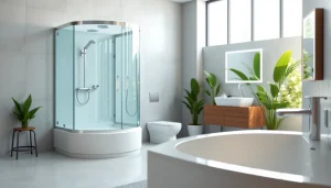 Aménagez votre salle de bain avec sirhona, cabines de douche modernes et miroirs LED.