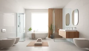 Erkunden Sie die hochwertigen Designs von sonni sanitär in einem modernen Badezimmer mit stilvollen Armaturen.