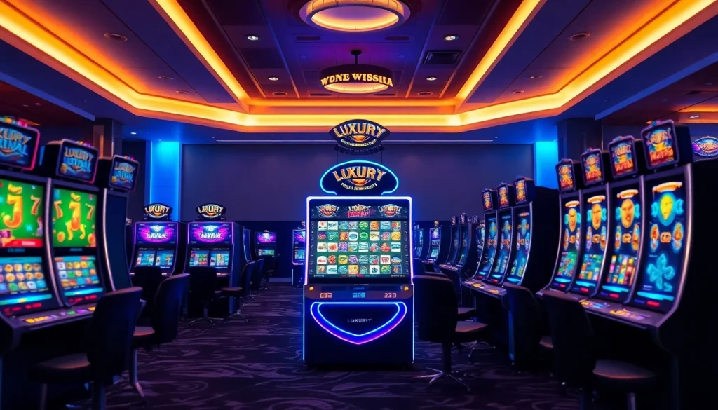 Menangkan hadiah besar dengan luxury777 slot di mesin slot modern di kasino.
