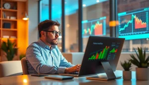 Analysez votre ROI avec TraderBrick grâce à des graphiques colorés et des données précises.