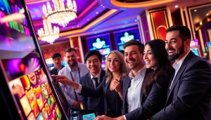 Menangkan slot terpercaya dengan keseruan pemain yang penuh energik di kasino.