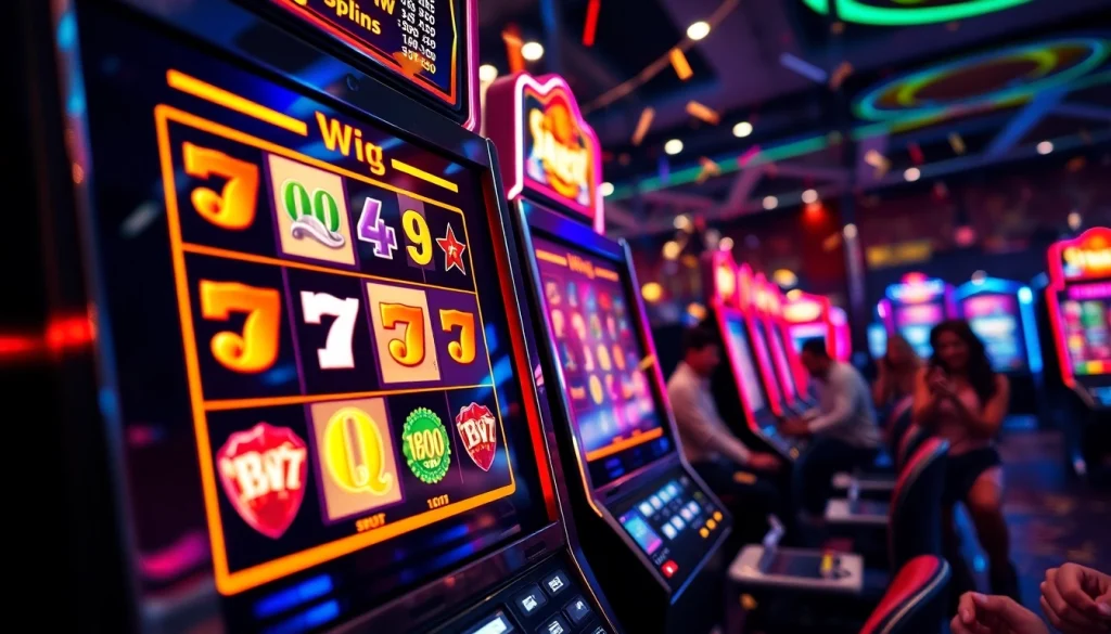 Memenangkan bro138 slot dengan grafis cerah dan suasana kasino yang meriah.