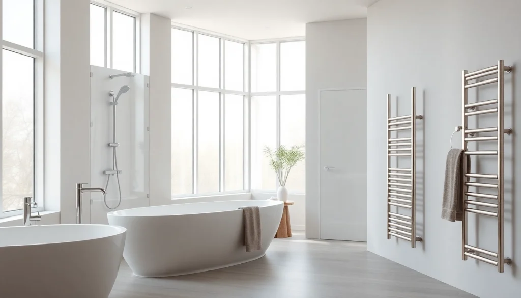 Erleben Sie die Eleganz von Sonni sanitär Produkten in einem modernen Badezimmersetup.