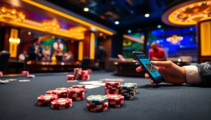 Thu hút người chơi trong cảnh sòng bạc sống động, thể hiện các hành động cược Bet VIP.