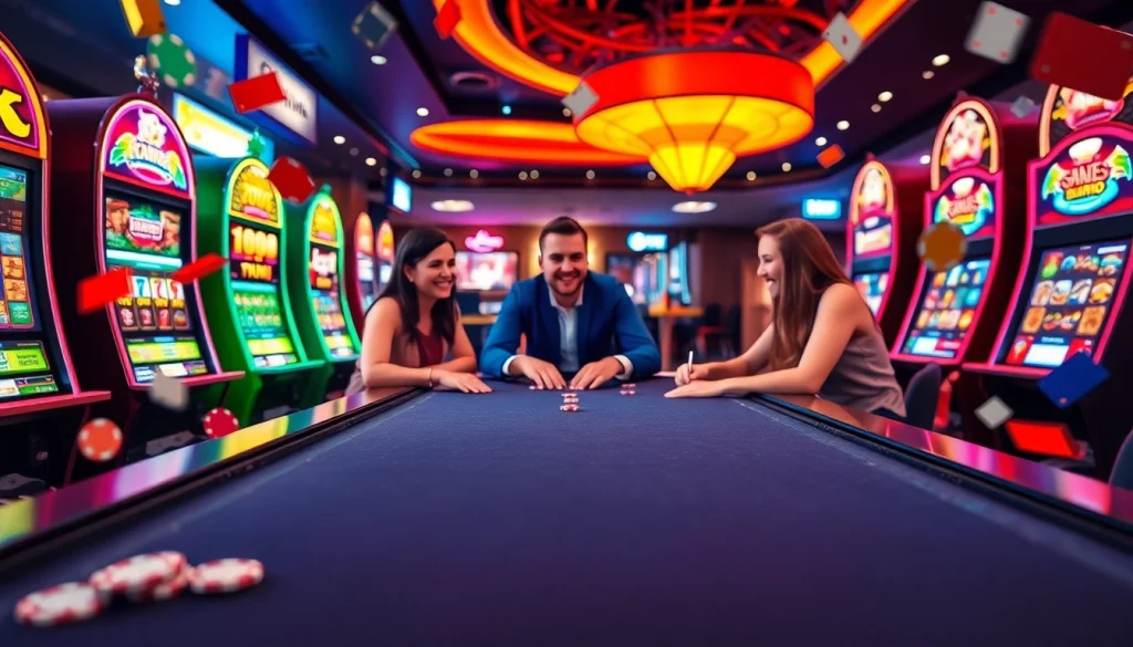 Discover vibrant gameplay at the best online casinos for Canada with engaging tables and colorful machines.
