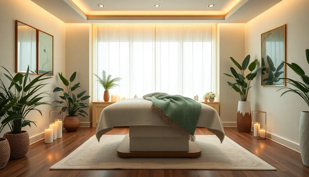 Discover the serenity of a medspa near me in a calming treatment room, inviting relaxation.