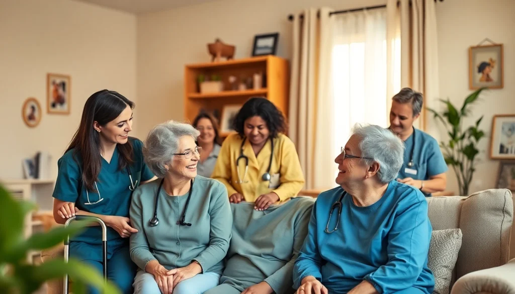 Senior caregivers Austin TX providing compassionate support in a warm home environment.