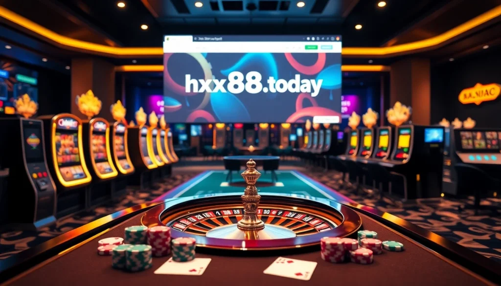 Experience the thrill of gambling online at https://xx88.today/ with vibrant casino visuals.