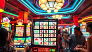 Menangkan hadiah besar pada permainan mahjong slot yang penuh warna di kasino.